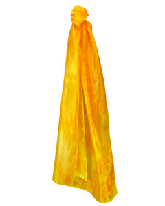 Bufanda de seda amarilla - Soierie Huo
