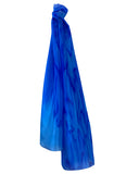 Pañuelo de seda con ondas ultramarinas - Soierie Huo