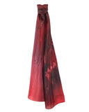 Pañuelo de seda ondulado rojo y negro - Soierie Huo
