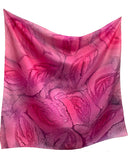 La vie en rose square silk scarf - Soierie Huo